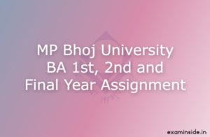 mp bhoj ba assignment 2023