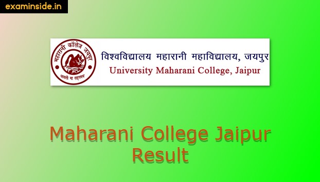 maharani college result 2021