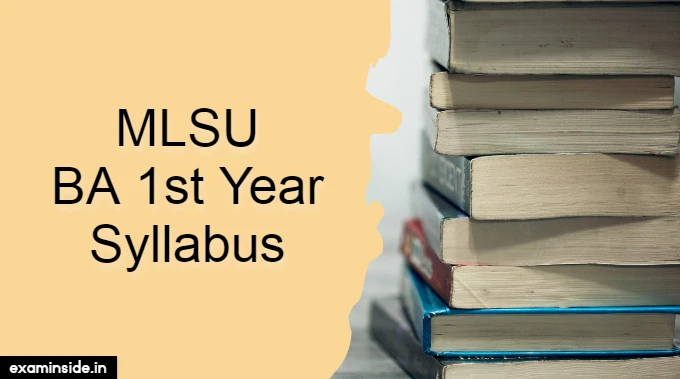 mlsu ba 1st year syllabus 2021