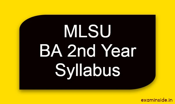 mlsu ba 2nd year syllabus 2021