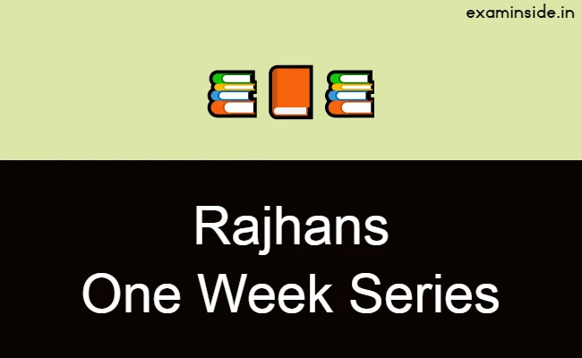 Rajhans One Week Series