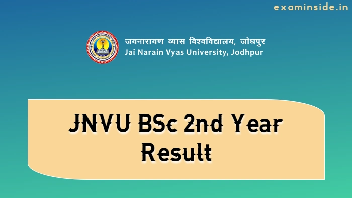 jnvu bsc 2nd year result 2022
