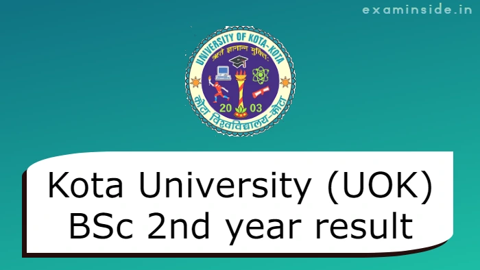 Kota University BSc 2nd year result 2023