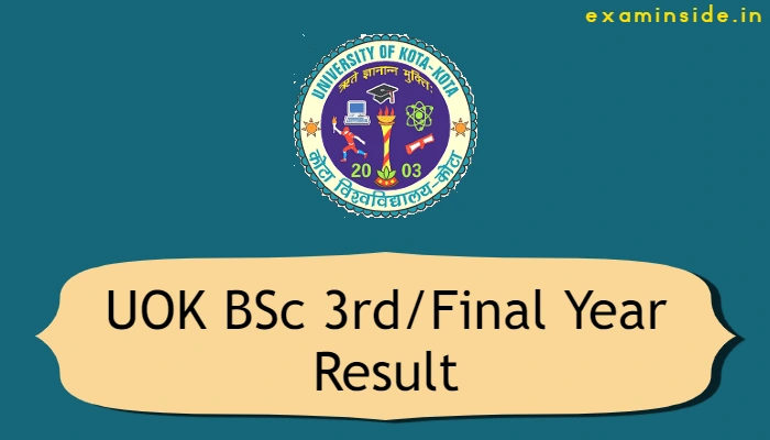 UOK BSc 3rd Year Result 2022