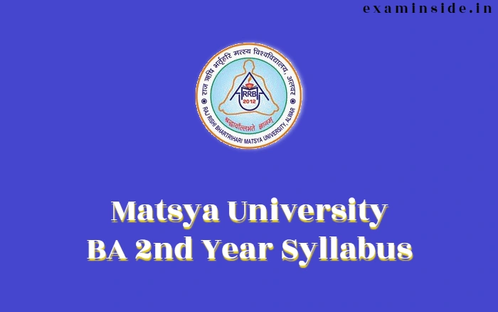 Matsya University BA 2nd Year Syllabus 2023