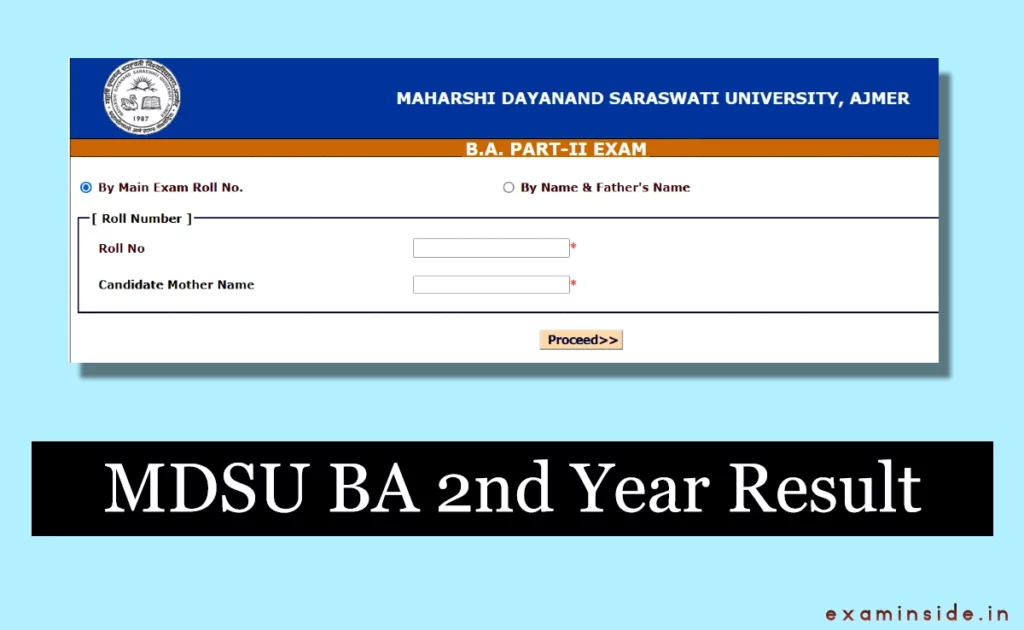 mdsu ba 2nd year result 2023