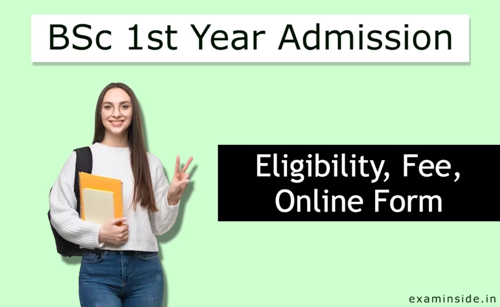 BSc 1st Year Admission 2023