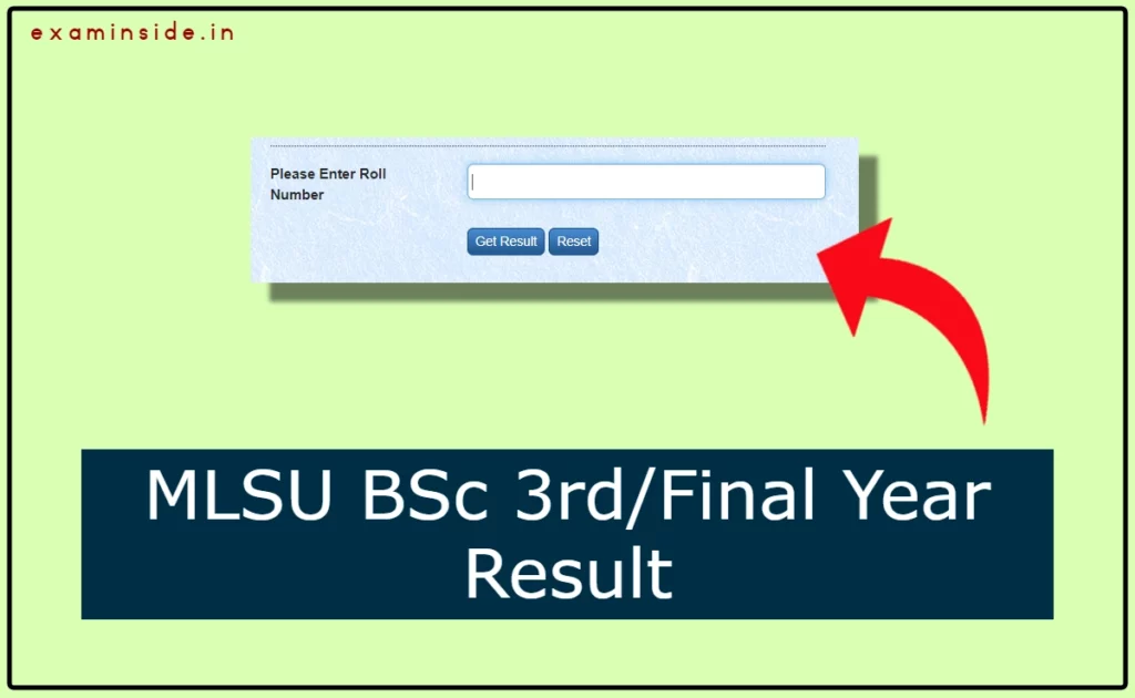 MLSU BSc Final Year Result 2023